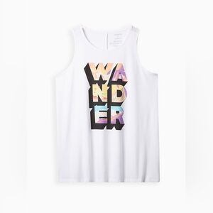 Torrid Classic Fit Graphic Tank Wander 2X